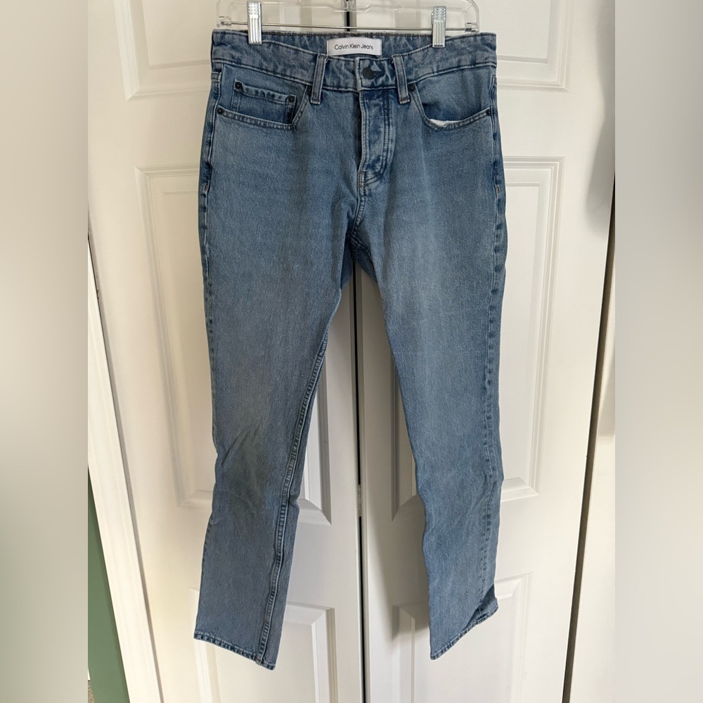 Calvin Klein Jeans Slim Light Wash Blue Denim